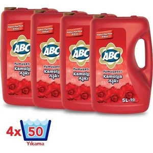 Yumuşatıcı Kamelya Aşkı 5 lt 4'lü Set