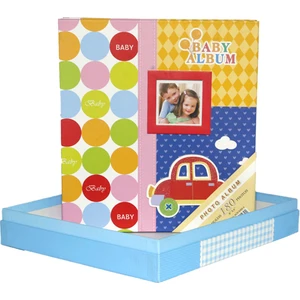 Acr 10 x 15 cm Bebek Fotoğraf Albümü Mavi -6360-4