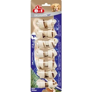 Delights Bones Biftekli Köpekler İçin Ağız Bakım Kemiği XSmall 8' li