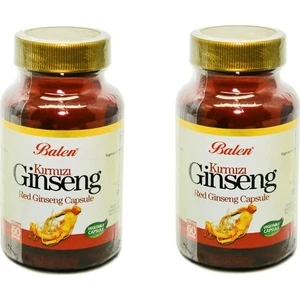 Kırmızı Ginseng 60 Kapsül   2 Adet