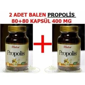 Propolis 400 mg 80 Kapsül   2 Adet