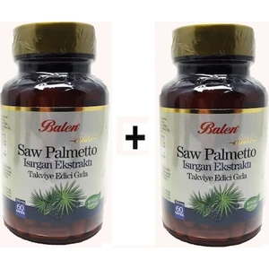 Saw Palmetto Isırgan 60 Kapsül   2 Adet