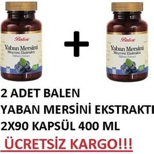 Yaban Mersini Ekstraktı 90 Kapsül 2 Kutu