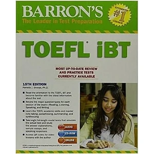 Barron'S Toefl Ibt With Cd-Rom And Mp3 Audio Cds, 15Th Edition