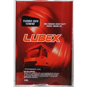 Turbo SDX 15W-40 18 Litre Motor Yağı ( Üretim Yılı: 2022 )