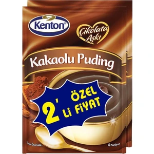 Çikolata Aşkı Kakaolu Puding 2'Li