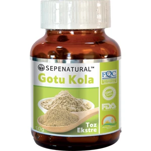 Sepe Natural Gotu Kola Extract Gotu Kola Toz Ekstrakt Ekstresi 50 gr