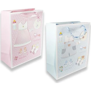 Mutlu Adım 1 Adet 26 x 32 cm Karton Çanta Baby Shoes Ayakkabı