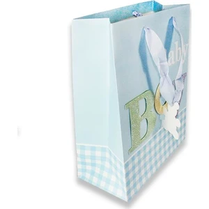 Mutlu Adım 1 Adet 26 x 32 cm Karton Çanta Baby Boy