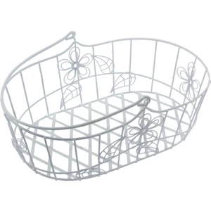 Mutlu Adım Saplı Metal Sepet Hediyelik