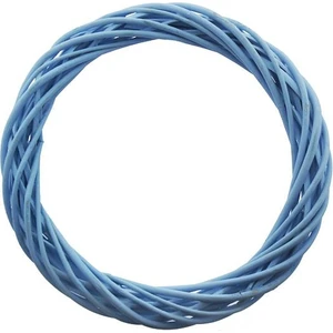 Mutlu Adım 25 cm Kapı Süsü Çelengi Doğal Ahşap