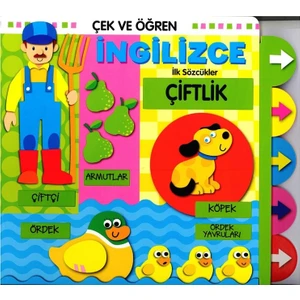 Çiçek Yayıncılık - Çek ve Öğren İngilizce - Çiftlik