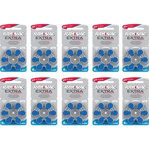 675 Numara İşitme Cihazı (Kulaklık) Pil 6lı 10 Paket