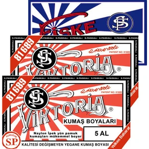 Kumaş Boyası Al 2Pk+Fiske Sabitleme  1Pk