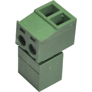 2'li Geçmeli Klemens 5,08mm 180 Derece