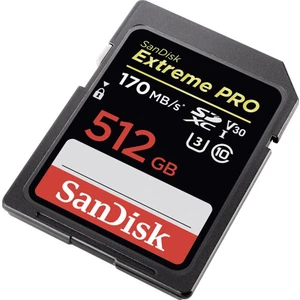 Sandisk Extreme Pro 512GB SDXC Card 170MB/s V30 UHS-I U3 Hafıza Kartı SDSDXXY-512G-GN4IN
