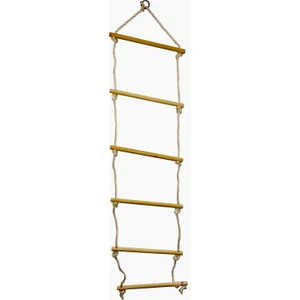 Stairbun Ahşap Basamaklı Halatlı Tırmanma İp Merdiven