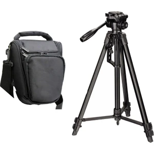 No Name D3200 Fotoğraf Makinesi İçin 170cm Tripod + Üçgen Çanta
