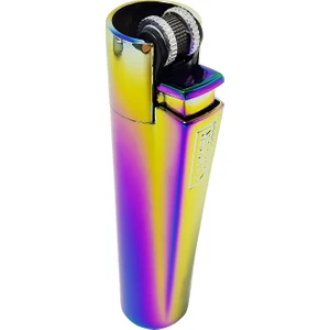 Clipper Çarklı Komple Metal Parlak Multicolor Çakmak Py52Ml