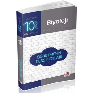 Editör Yayınları 10. Sınıf Biyoloji Öğretmenin Ders Notları