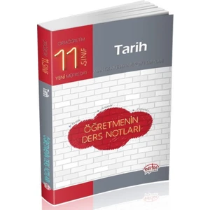 Editör Yayınları 11. Sınıf Tarih Öğretmenin Ders Notları