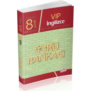Editör Yayınları 8. Sınıf LGS VIP İngilizce Soru Bankası