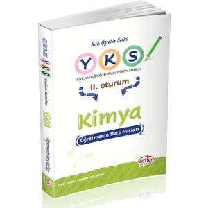 Editör Yayınları AYT Kimya Öğretmenin Ders Notları