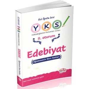 Editör Yayınları AYT Edebiyat Öğretmenin Ders Notları
