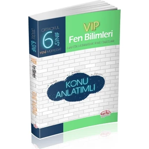 Editör Yayınları 6. Sınıf VIP Fen Bilimleri Konu Anlatımlı