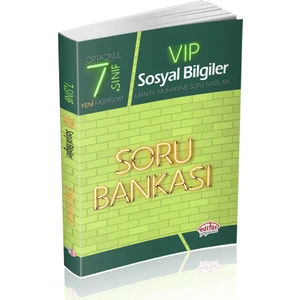 Editör Yayınları 7. Sınıf VIP Sosyal Bilgiler Soru Bankası