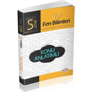 Editör Yayınları 5. Sınıf VIP Fen Bilimleri Konu Anlatımlı