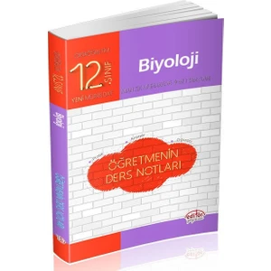 Editör Yayınları 12. Sınıf Biyoloji Öğretmenin Ders Notları