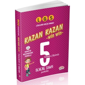 Editör Yayınları 8. Sınıf LGS Kazan Kazan Çözümlü 5 Deneme Sınavı