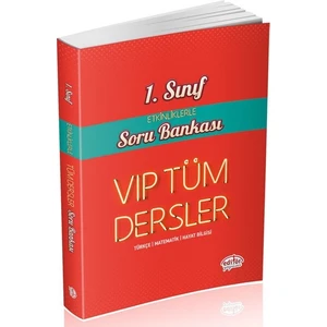 Editör Yayınları 1. Sınıf VIP Tüm Dersler Etkinliklerle Soru Bankası