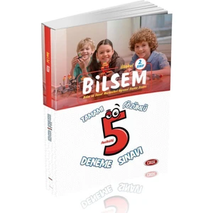 Data Yayınları BİLSEM 2. Sınıf Tamamı Çözümlü 5 Deneme Sınavı