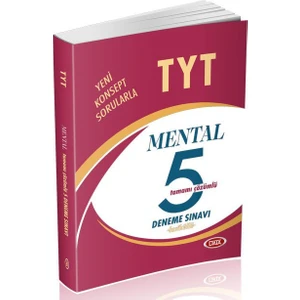Data Yayınları TYT Mental Tamamı Çözümlü 5 Deneme Sınavı Fasiküllü