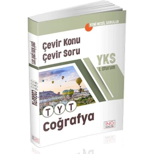 İnovasyon Yayınları TYT Coğrafya Çevir Konu Çevir Soru