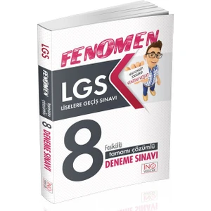 İnovasyon Yayınları LGS Fenomen Çözümlü 8 Deneme Sınavı