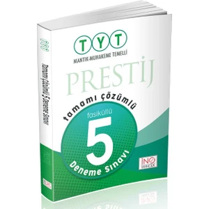 İnovasyon Yayınları TYT Prestij Tamamı Çözümlü 5 Fasikül Deneme Sınavı