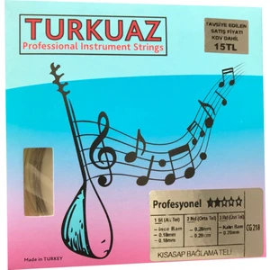 Cg218 Profesyonel Kısa Sap Bağlama Teli + 3 Tezene