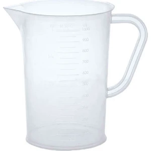 Plastik Ölçü Kabı Karaf 1 Lt