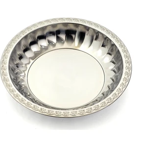 Çelik Meyve Tabağı No:2 - 27Cm