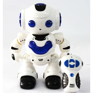 Bircan Oyuncak Uzaktan Kumandalı Robot Işıklı Müzikli 4 Fonksiyon Mavi