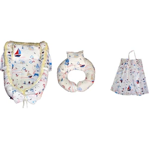 Başkaya Shopping Babynest Bebek Uyku Yatağı 3'lü Set
