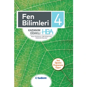 Tudem Yayınları 4 Fen Bilimleri Kazanım Odaklı HBA