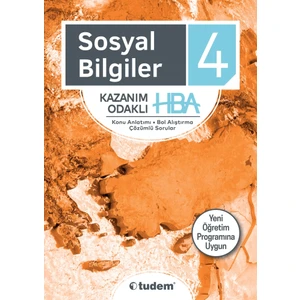 Tudem Yayınları 4 Sosyal Bilgiler Kazanım Odaklı HBA