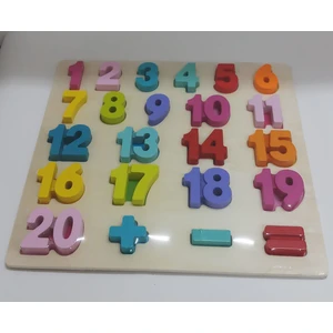 Okcu Hediyelik Ahşap Sayı Puzzle 3D - Ahşap Sayı Tablosu