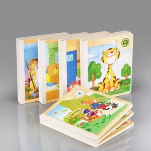 Okcu Hediyelik Ahşap Çocuk Puzzle Kitabı