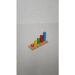 Oyuncak Dünyanız Ahşap 5'li Boncuk Dizme