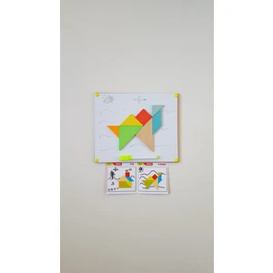 Oyuncak Dünyanız Ahşap Mıknatıslı Tangram Seti